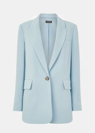 Crepe Relaxed Boyfriend Blazer