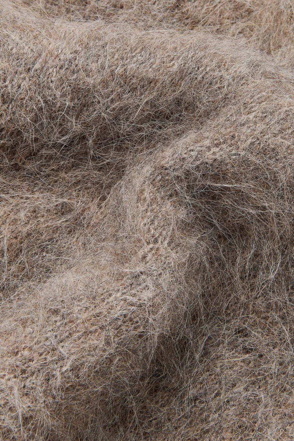 Alpaca Blend Funnel Knit