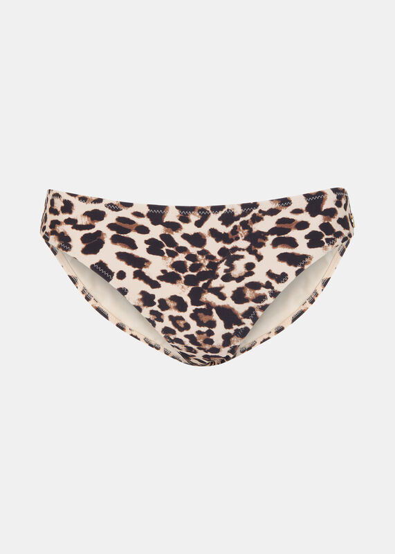 Leopard Print Animal Printed Bikini Bottom