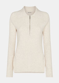 Zip Polo Knit
