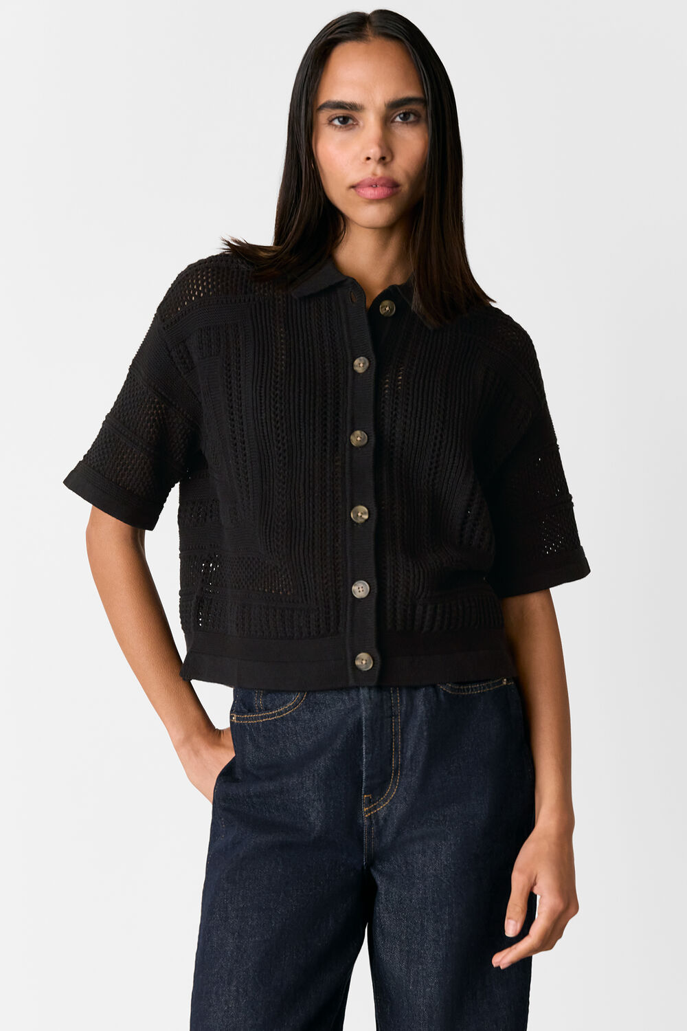 Crochet Knitted Shirt