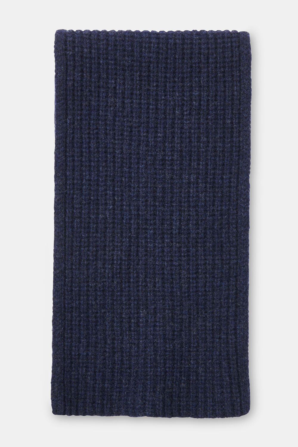 Navy Lambswool Scarf