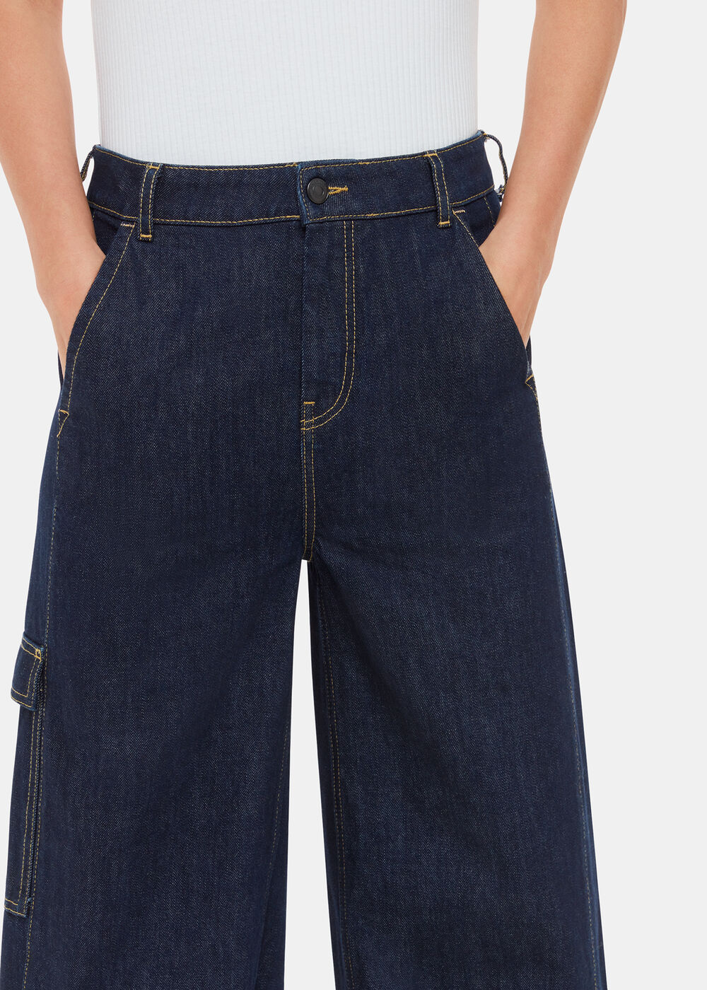 Wide Leg Cargo Jean