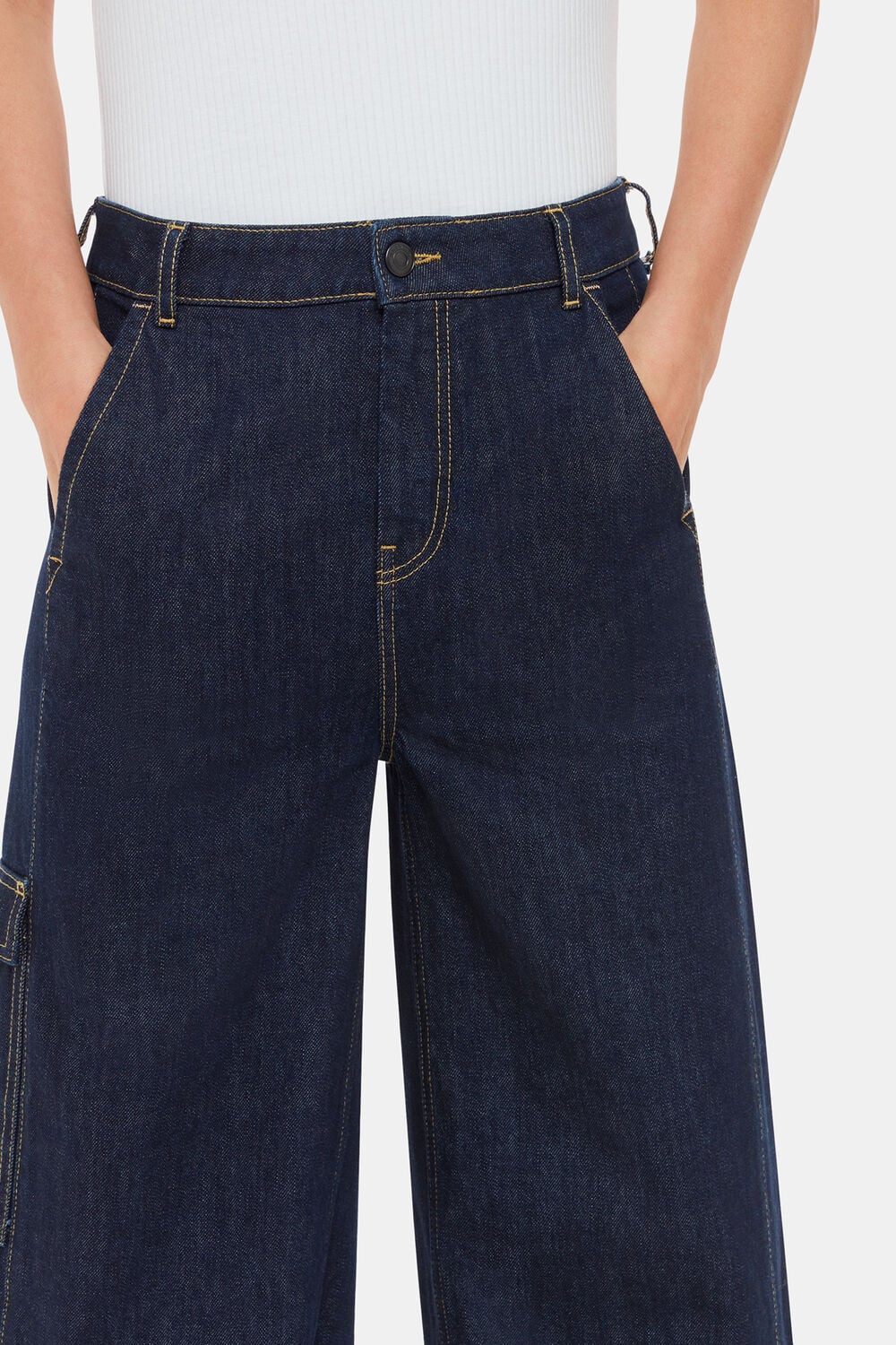 Wide Leg Cargo Jean