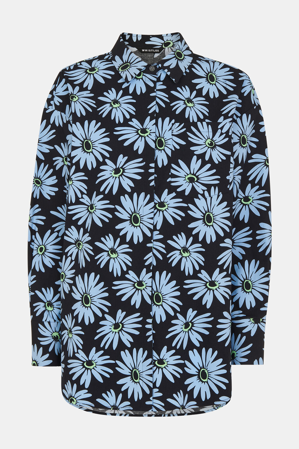 Daisy Print Oversized Shirt