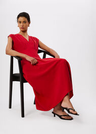 Panel Linen Blend Dress