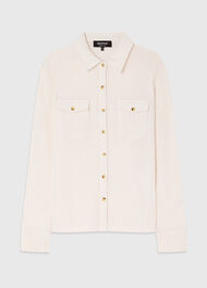 Textured Detail Jersey Shirt