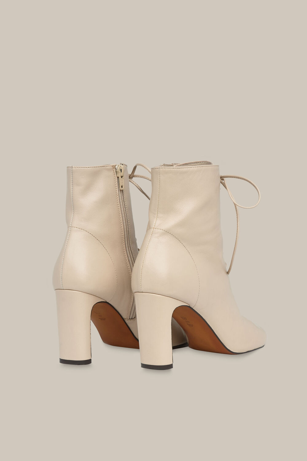 Dahlia Lace Up Boot Stone