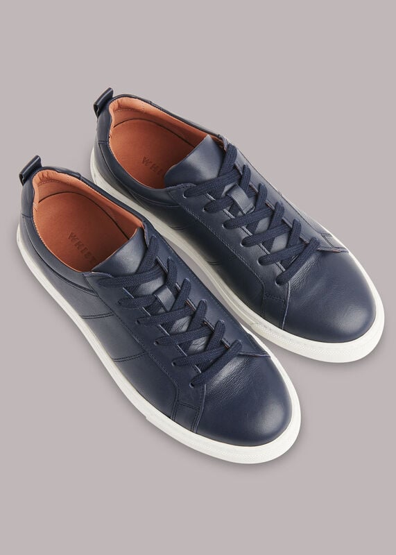 Navy Koki Lace Up Sneaker 