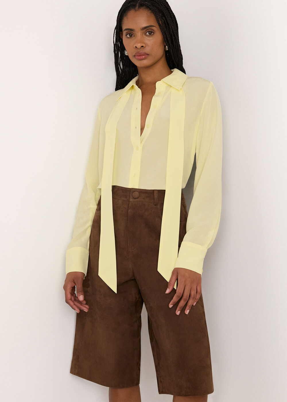 Tie Detail Classic Shirt