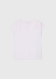 Willa V-Neck Cap Sleeve Tee