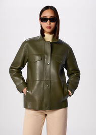 Clean Bonded Leather Jacket