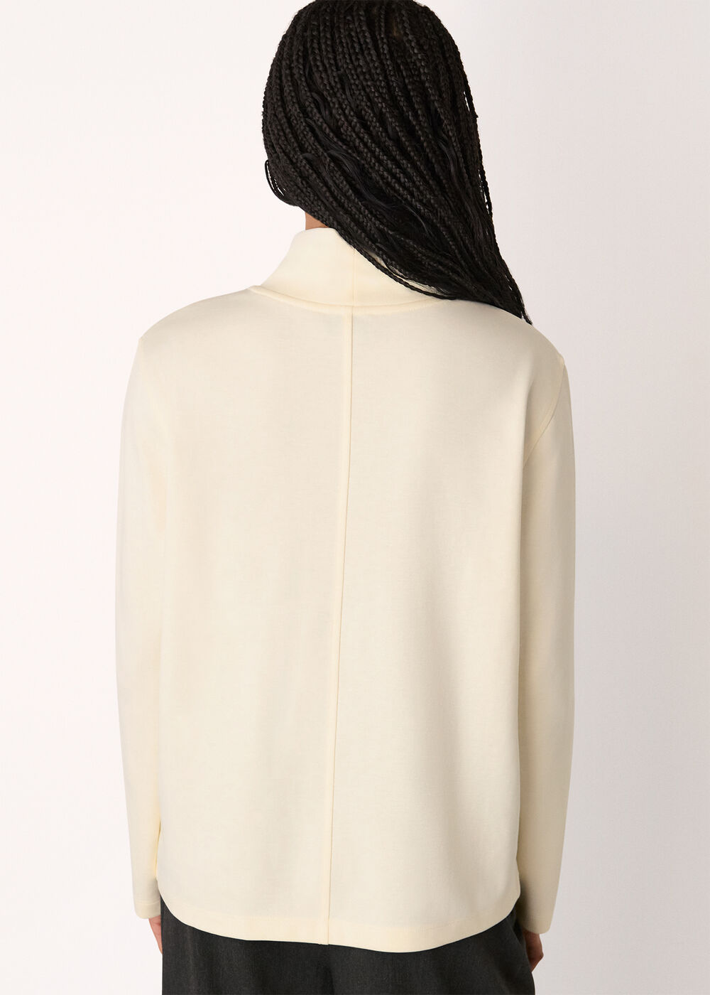 Long Sleeve Funnel Neck Jersey