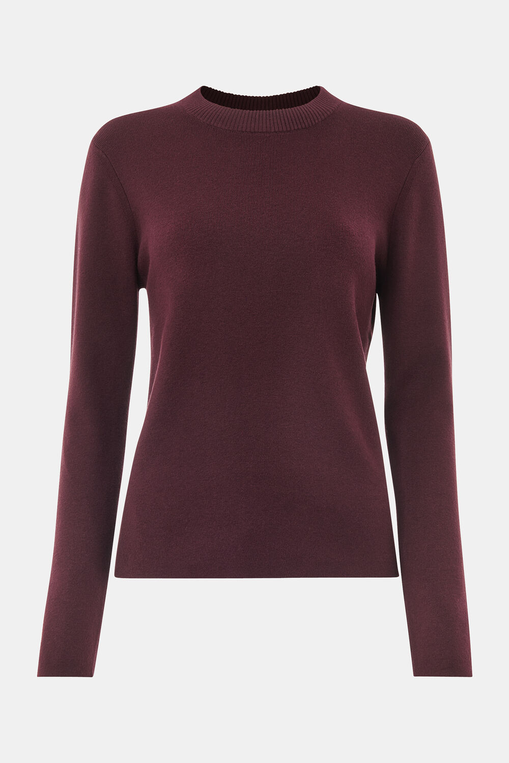 Keyhole Back Crew Neck Knit