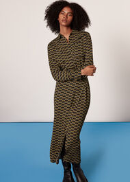 Tangle Check Wrap Skirt