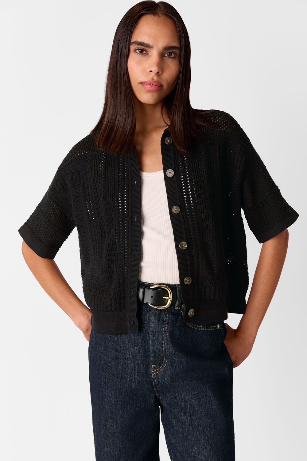 Crochet Knitted Shirt