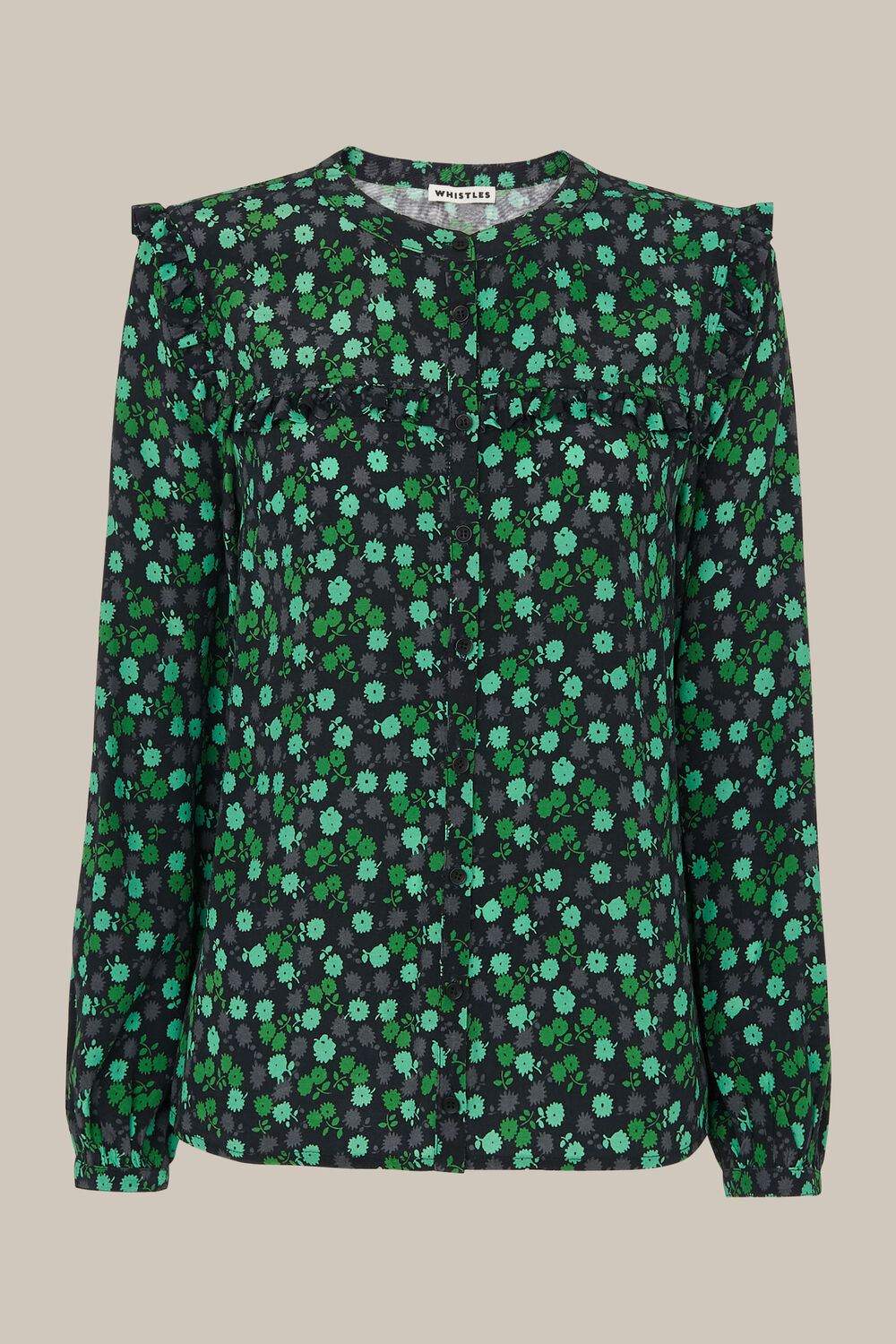 Winter Ditsy Printed Top