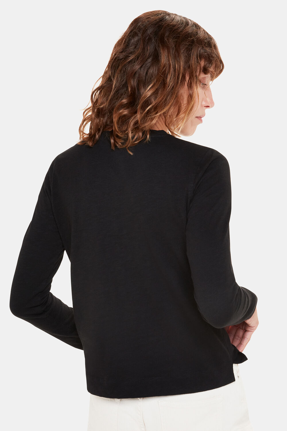 Crew Neck Pocket Top