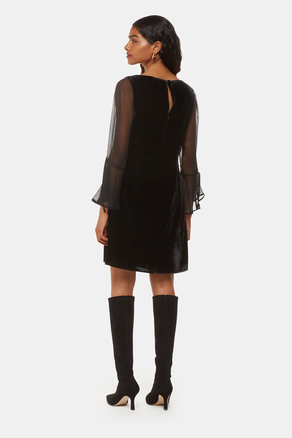 Petite Myla Velvet Mini Dress