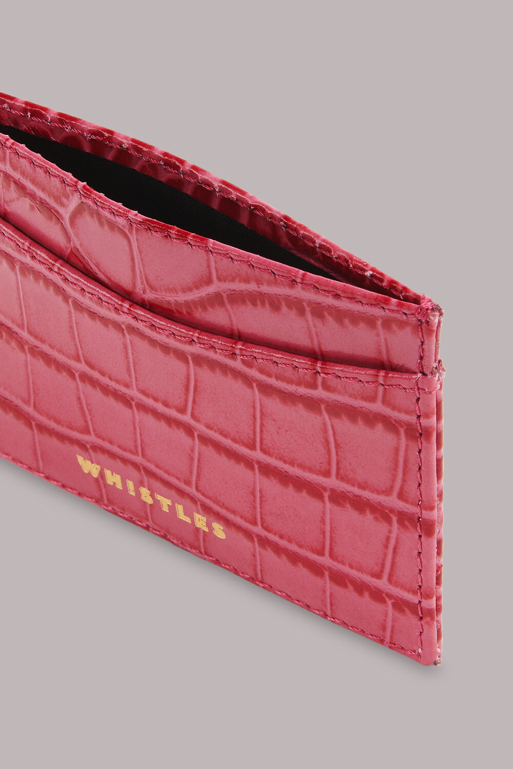 Shiny Croc Card Holder