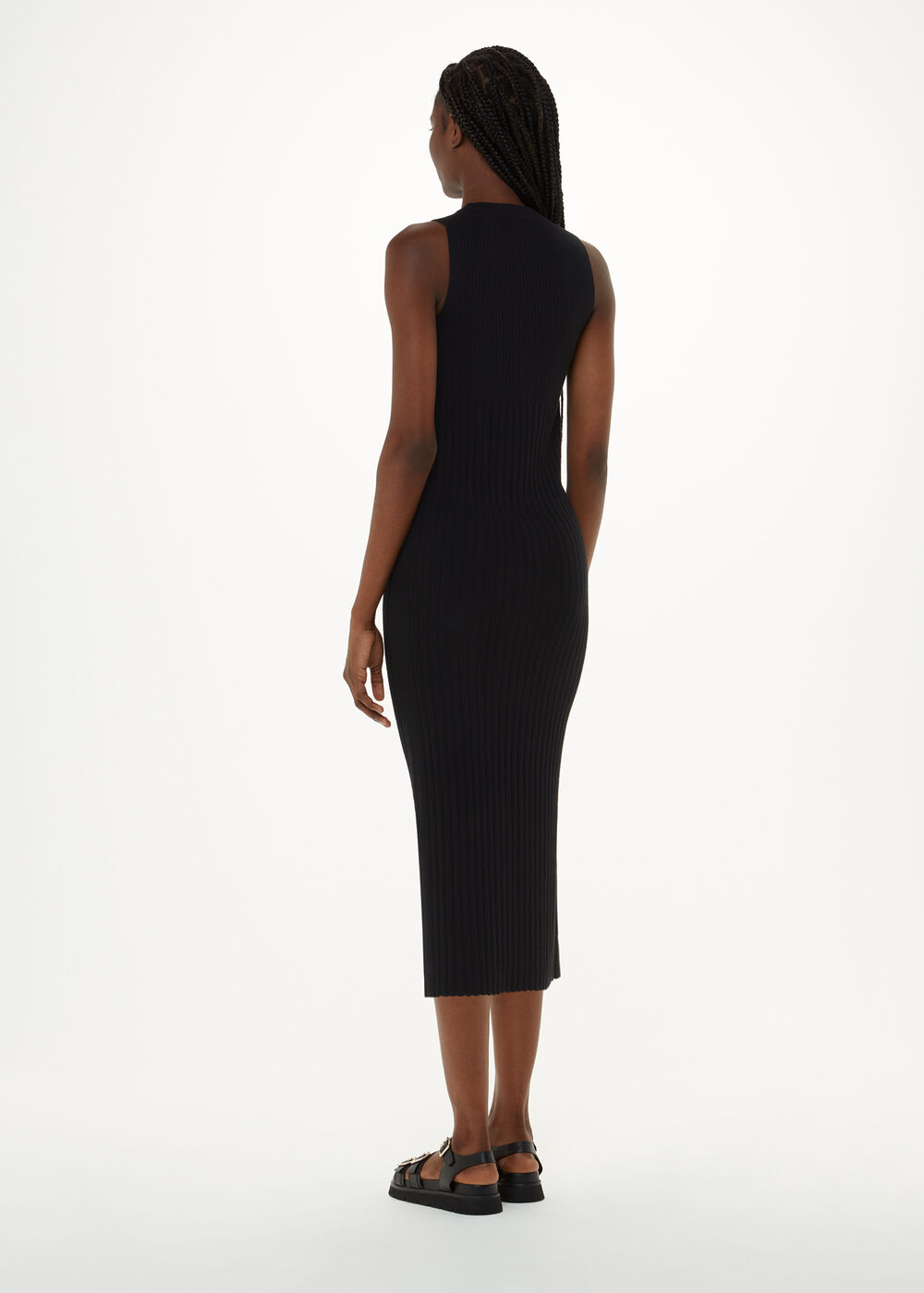 Ida Rib Detail Knit Dress