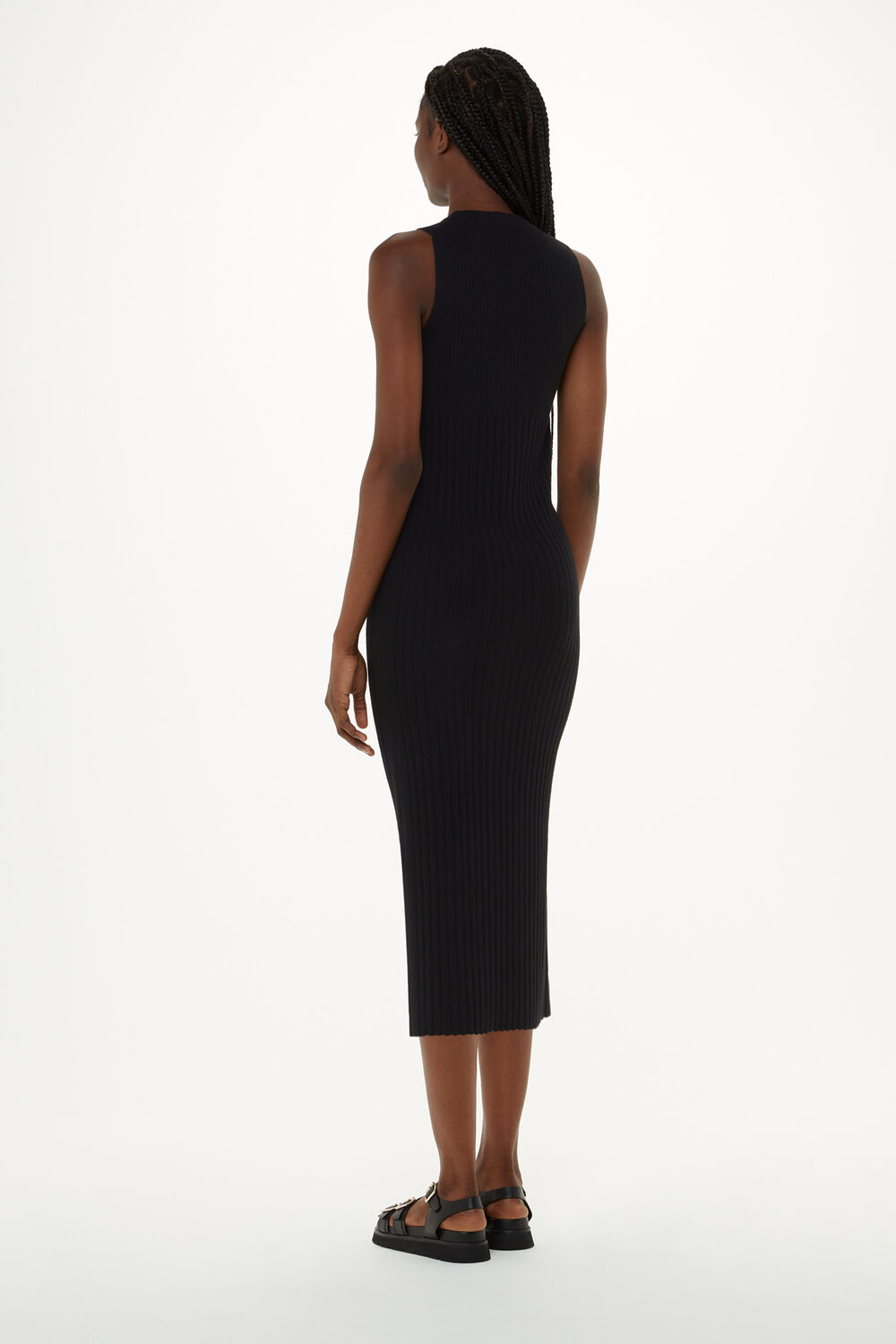 Ida Rib Detail Knit Dress