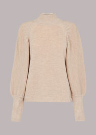 Sleeve Detail Fashioned Knit
