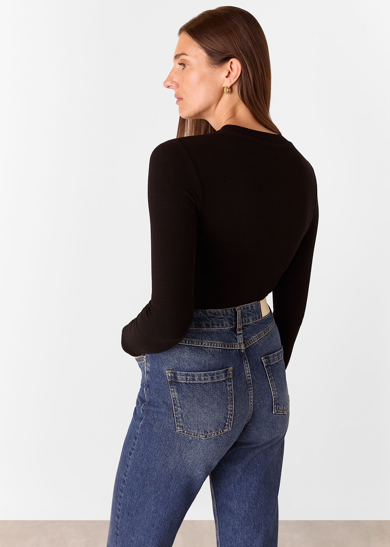 Essential Ribbed Crew