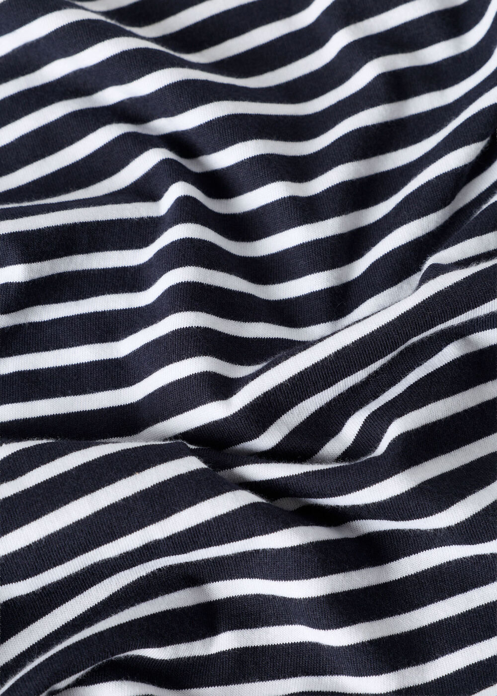 Stripe Cap Sleeve Tee