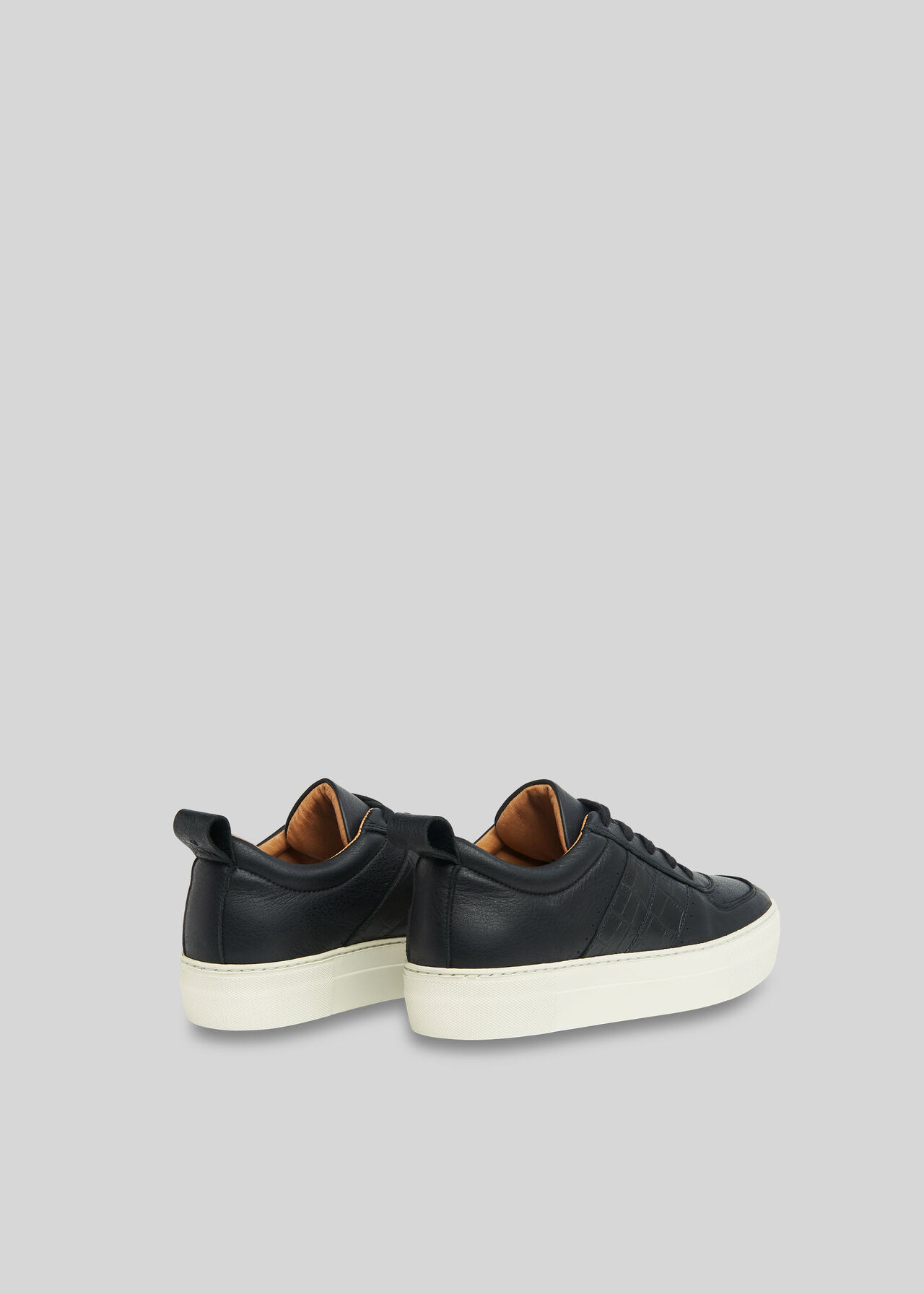 Black Anna Deep Sole Trainer | WHISTLES | Whistles