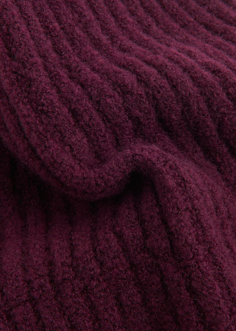 Wool Mix Rib Beanie