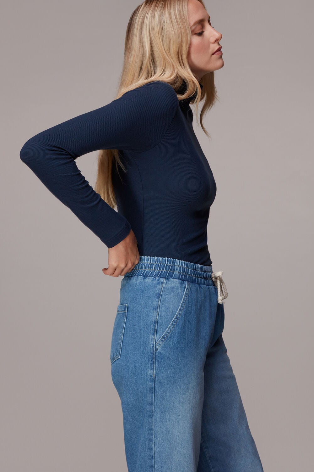 Denim Authentic Drawstring Jean