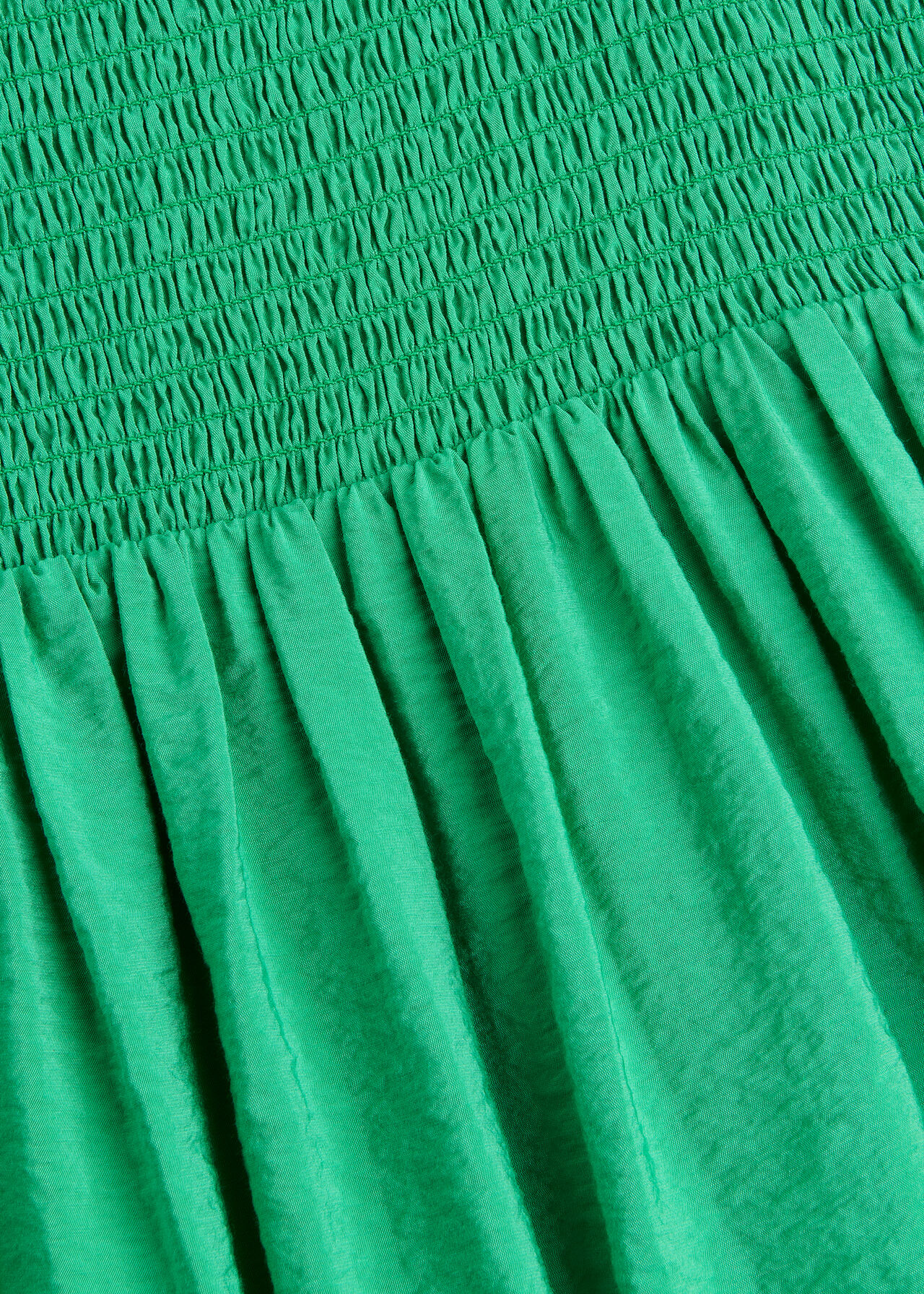 Green Eden Smocked Bodice Dress | WHISTLES