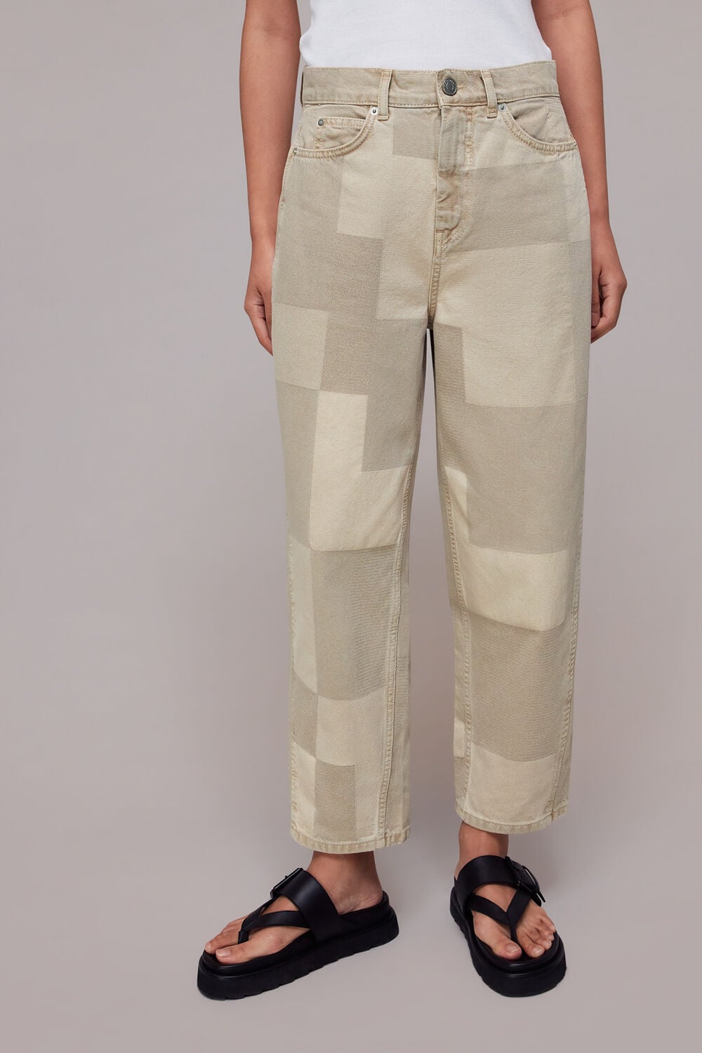 Stone Authentic Patchwork Jean