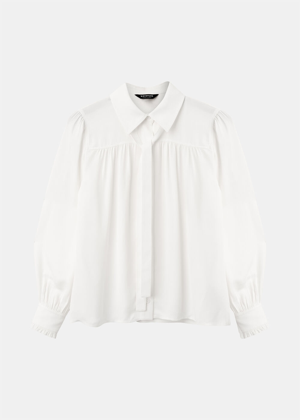 Tie Detail Crepe Blouse