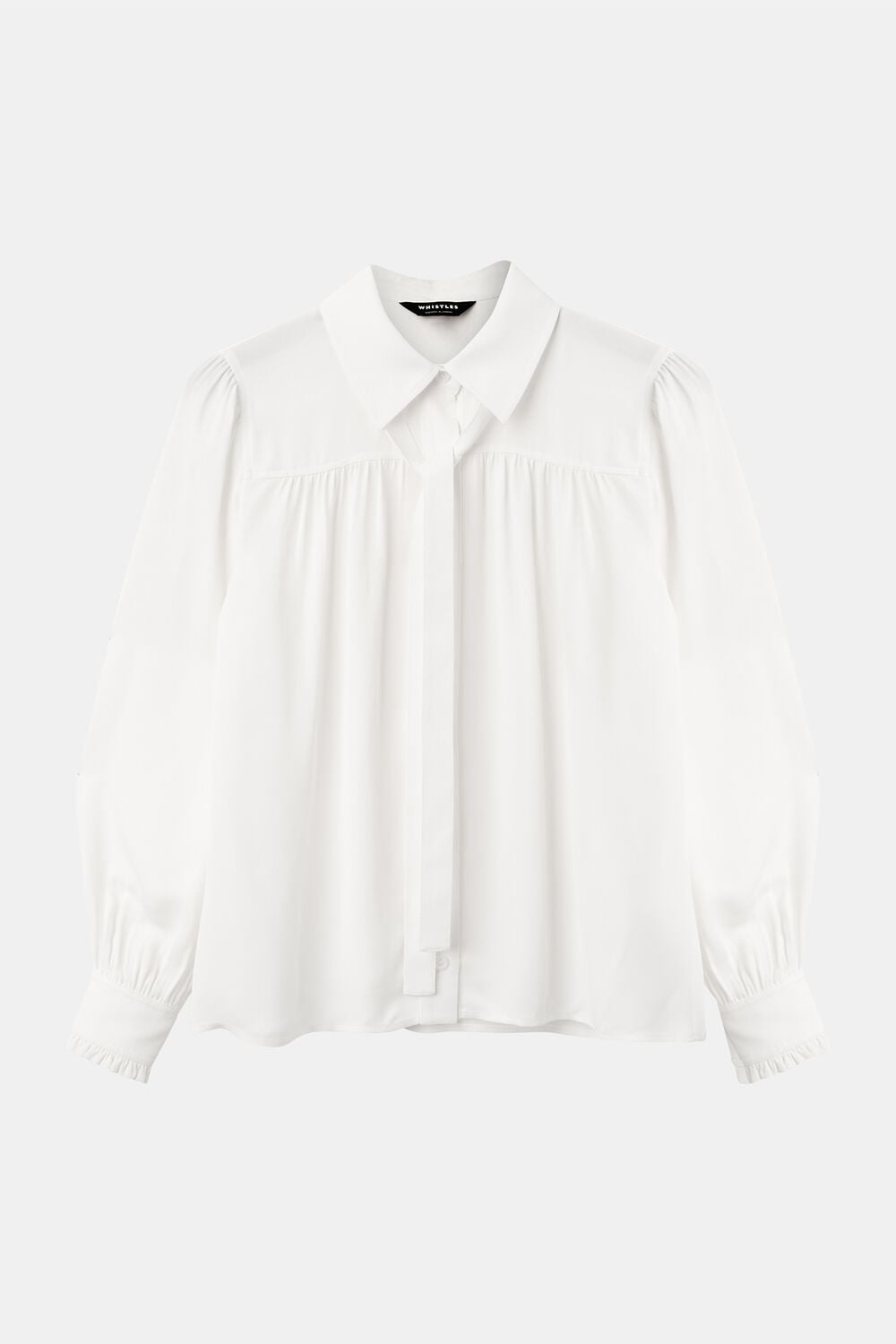 Tie Detail Crepe Blouse