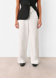 Petite Leona Linen Blend Trouser