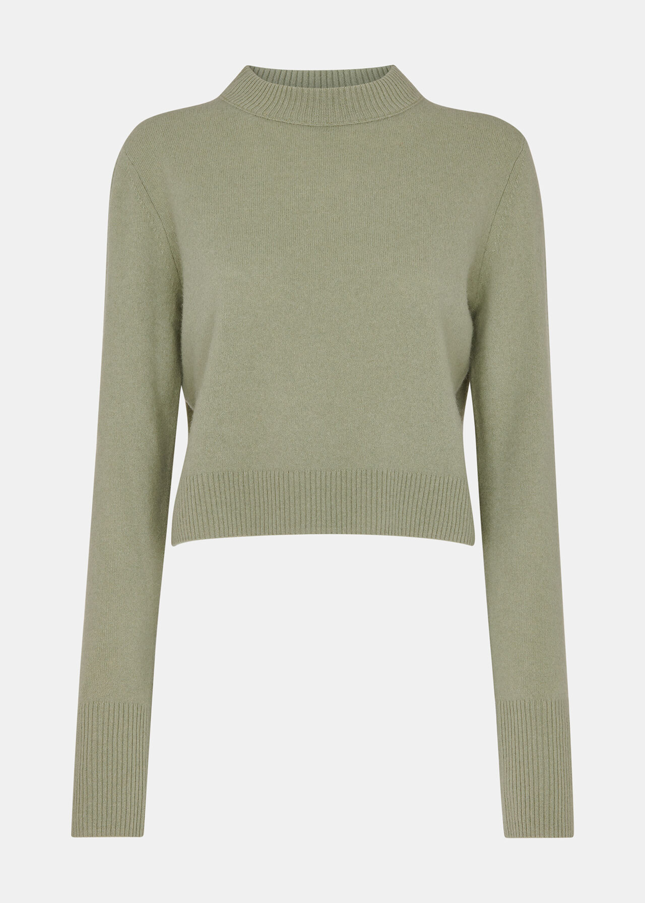 Wool Cropped Sweater