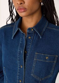 Stretch Cotton Collared Shirt