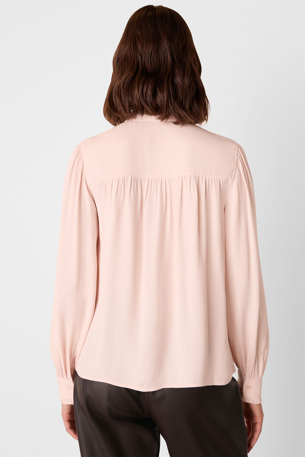 Tie Detail Crepe Blouse