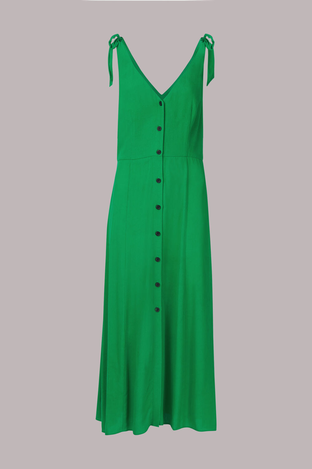 Hanna Tie Shoulder Dress Green