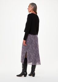 Daisy Field Side Button Skirt