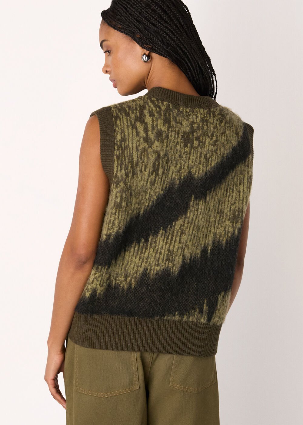 Zebra Print Knitted Tank