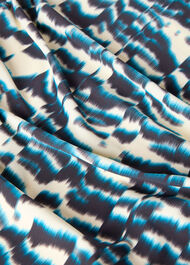 V Neck Printed Swimsuit