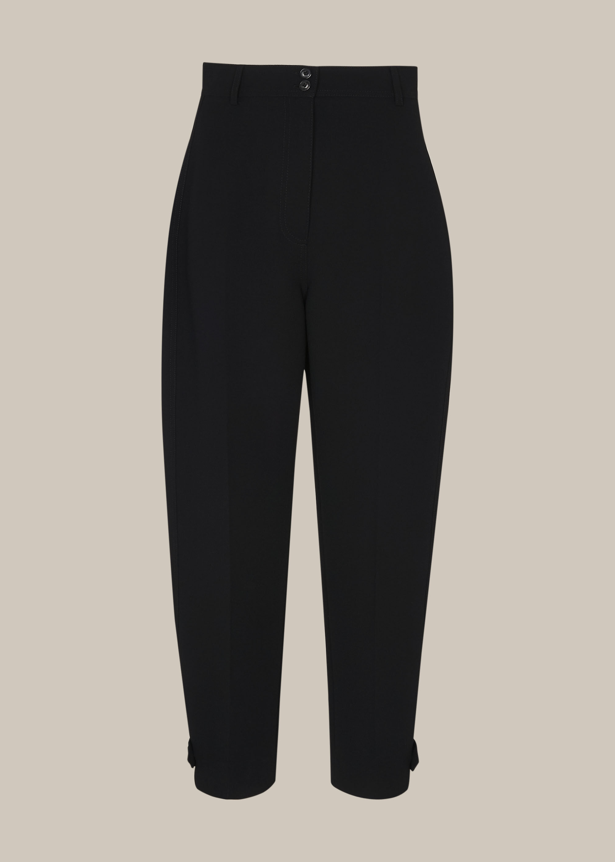 ASOS DESIGN ultimate jersey peg trousers in black | ASOS