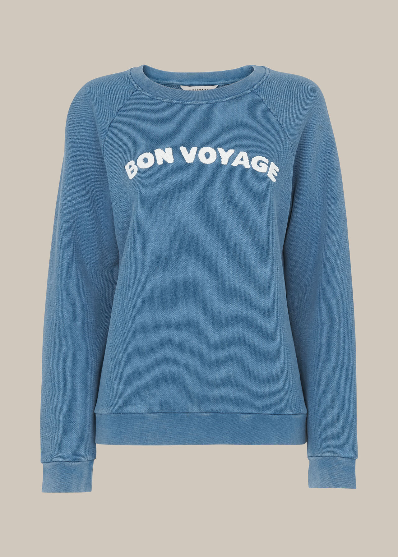 Bon Voyage Sweatshirt Pale Blue