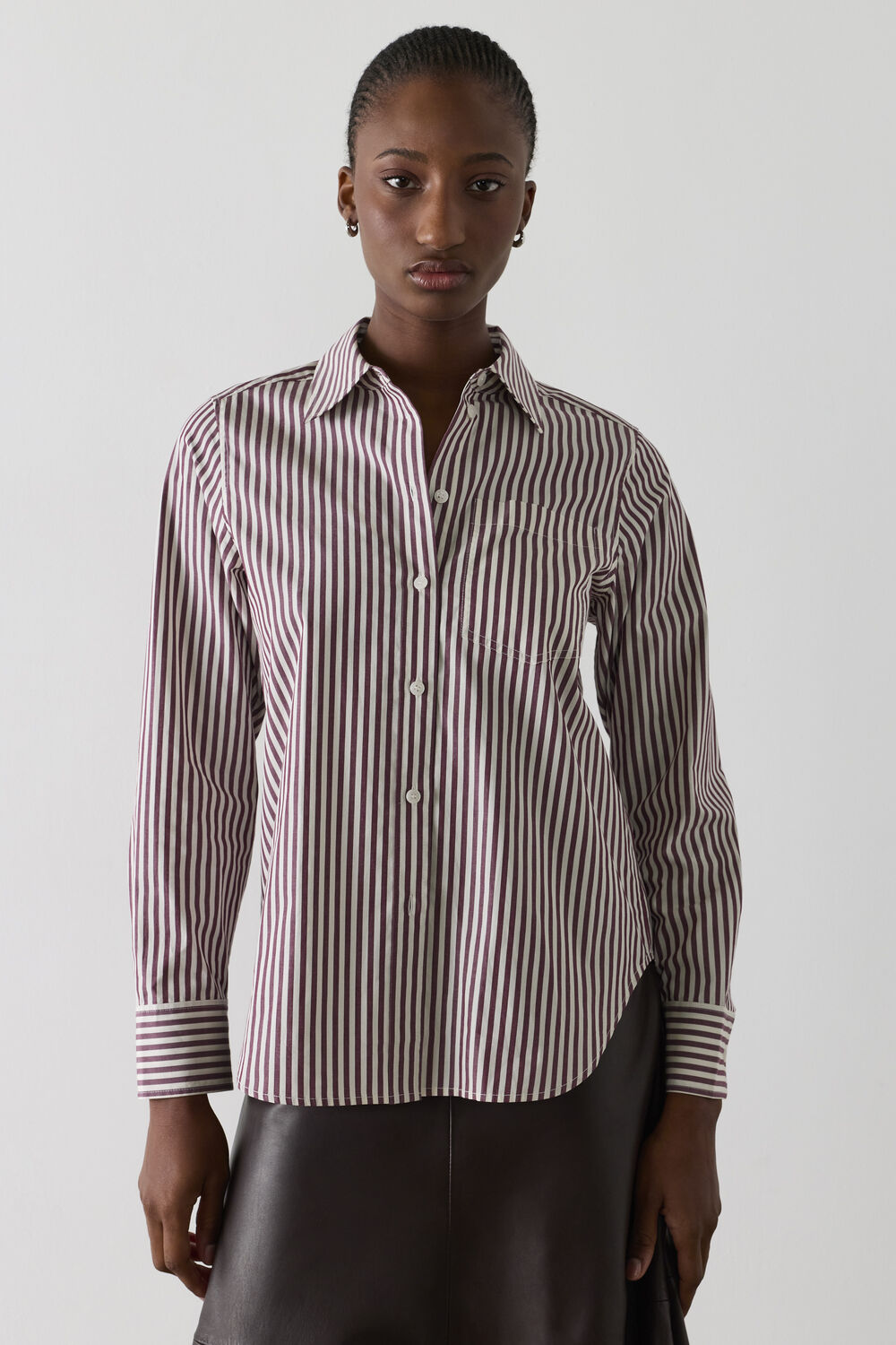Relaxed Fit Stripe Shirt