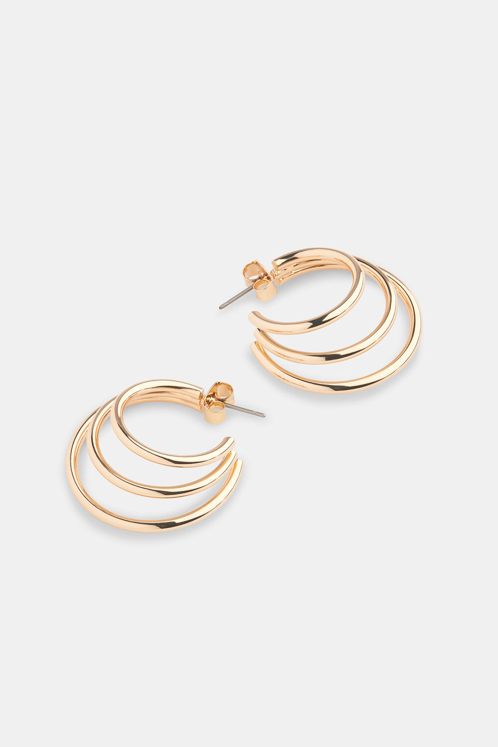 Medium Triple Hoop Earring