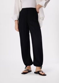 Balloon Tie Hem Trousers