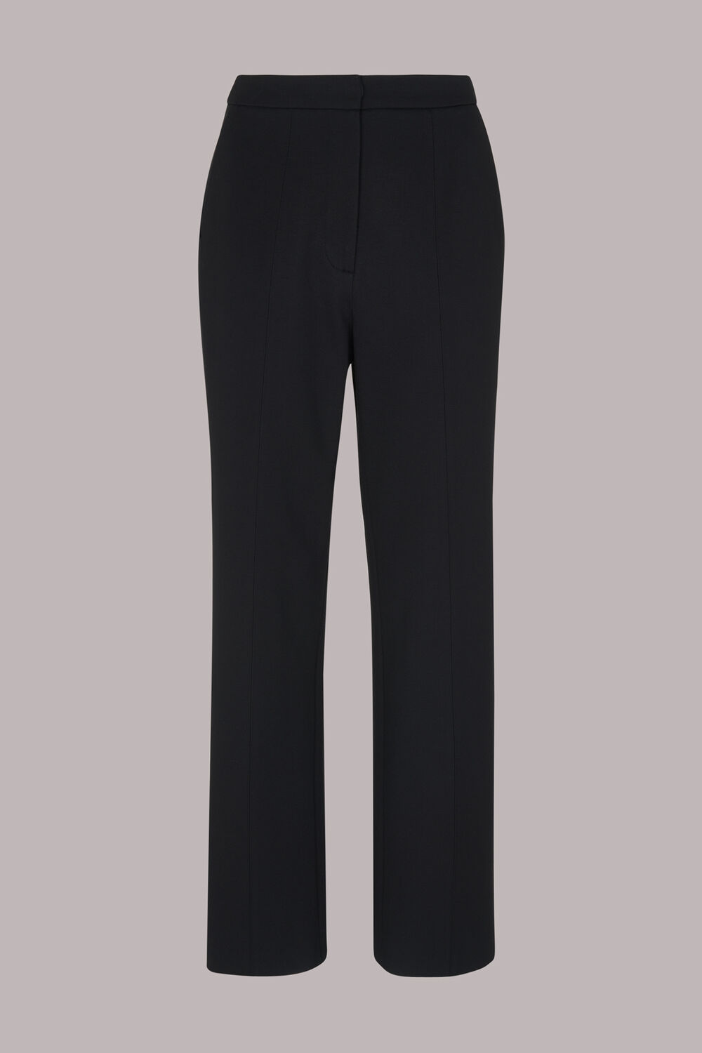 Black Ponte Slim Leg Trouser